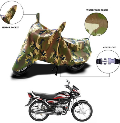 MSR STORE Waterproof Two Wheeler Cover for Hero(HF Deluxe, Multicolor)