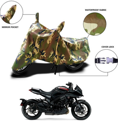 MSR STORE Waterproof Two Wheeler Cover for Suzuki(Green)