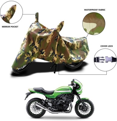 MSR STORE Waterproof Two Wheeler Cover for Kawasaki(Green)