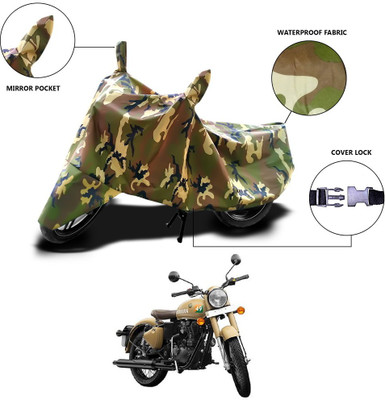 MSR STORE Waterproof Two Wheeler Cover for Royal Enfield(Multicolor)