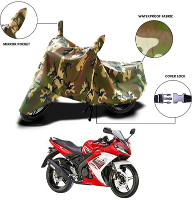 MSR STORE Waterproof Two Wheeler Cover for Yamaha(YZF R15 S, Multicolor)