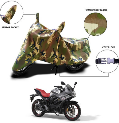 MSR STORE Waterproof Two Wheeler Cover for Suzuki(Gixxer, Multicolor)