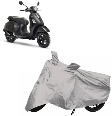 Utkarsh Two Wheeler Cover for Piaggio(Vespa, Silver)