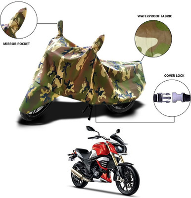 MSR STORE Waterproof Two Wheeler Cover for Mahindra(MOJO XT 300, Green)