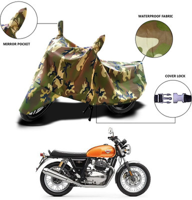MSR STORE Waterproof Two Wheeler Cover for Royal Enfield(Interceptor 650, Multicolor)