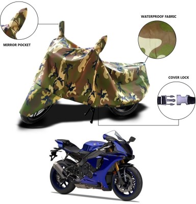 MSR STORE Waterproof Two Wheeler Cover for Yamaha(YZF R1, Multicolor)