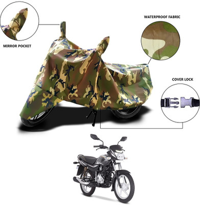 MSR STORE Waterproof Two Wheeler Cover for Bajaj(Green)