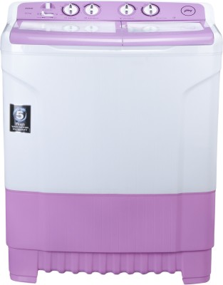 Godrej 8 kg Semi Automatic Top Load White, Purple(WSEDGE 8.0 TB3 M LVDR)   Washing Machine  (Godrej)