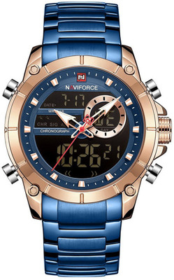 NAVIFORCE NF9163-BG Analog-Digital Watch  - For Men
