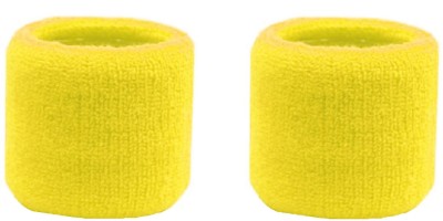 Navex WRIST BAND Men & Women(Yellow, Pack of 2)