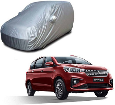 RPSENTTERPR Car Cover For Maruti Suzuki Ertiga (With Mirror Pockets)(Silver, For 2020 Models)
