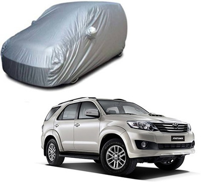 RPSENTTERPR Car Cover For Toyota Fortuner Old (With Mirror Pockets)(Silver, For 2020 Models)