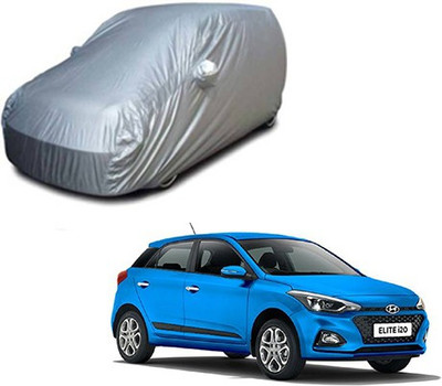 RPSENTTERPR Car Cover For Hyundai Elite i20 (With Mirror Pockets)(Silver, For 2020 Models)