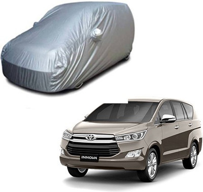 RPSENTTERPR Car Cover For Toyota Innova Crysta (With Mirror Pockets)(Silver, For 2020 Models)