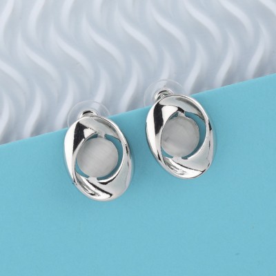 SILVER SHINE Attractive Stylish Stud Earring For Girl Women Alloy Stud Earring