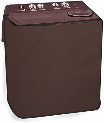 The Furnishing Tree Semi-Automatic Washing Machine  Cover(Width: 80 cm, Coffee)