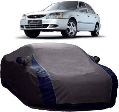 Elegance Car Cover For Hyundai Accent Viva (With Mirror Pockets)(Grey)
