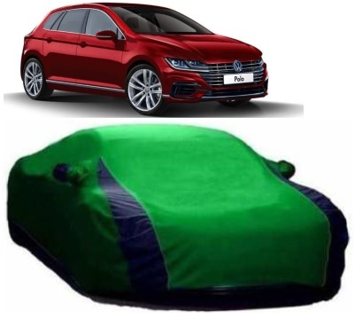 Genipap Car Cover For Volkswagen Polo (With Mirror Pockets)(Green)