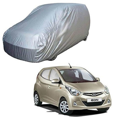 Alpin Car Cover For Hyundai Eon (Without Mirror Pockets)(Silver)