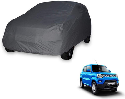 Alpin Car Cover For Maruti Suzuki S-Presso (Without Mirror Pockets)(Grey)