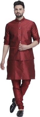 BEN COOPER Men Kurta Pyjama Ethnic Jacket Set