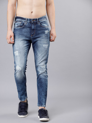 Highlander Tapered Fit Men Blue Jeans