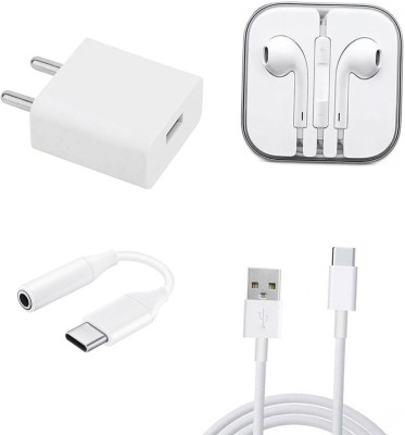 SARVIN Wall Charger Accessory Combo for Vivo V17(White)