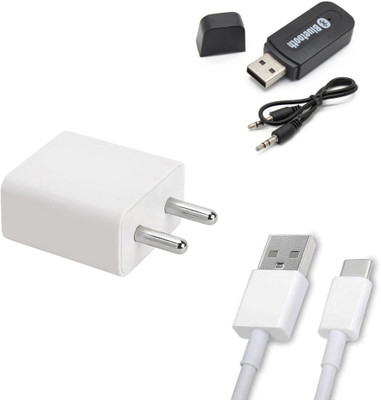 SARVIN Wall Charger Accessory Combo for Samsung Galaxy M30s(White, Black)