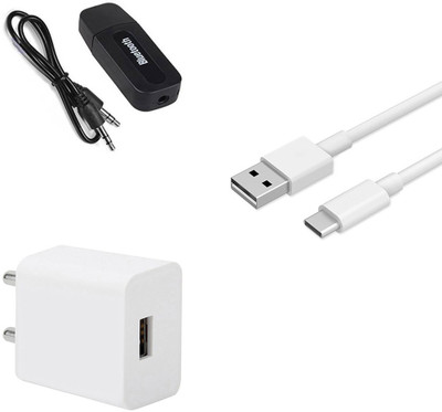 SARVIN Wall Charger Accessory Combo for Samsung Galaxy A30s(White)