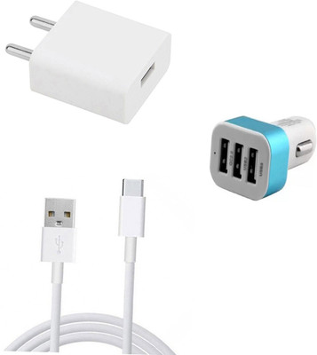 SARVIN Wall Charger Accessory Combo for OPPO A5 2020(Black)