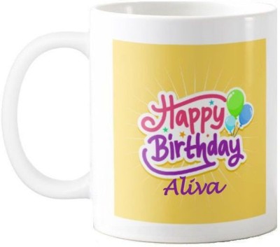 GNS Aliva Happy Birthday 78 Ceramic Coffee Mug(325 ml)