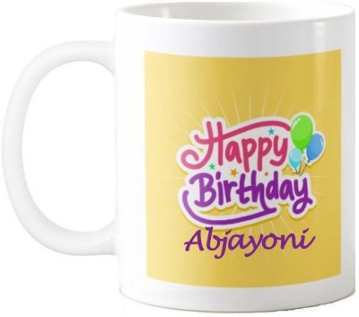 GNS Abjayoni Happy Birthday 78 Ceramic Coffee Mug(325 ml)