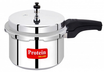 Protein Without Induction Base 3 L Outer Lid Pressure Cooker(Aluminium)