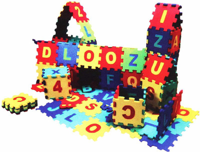 jmv Floor Puzzle Eva Mat educational toy for Kids Set of 36 Piece(36 Pieces)