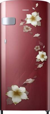 SAMSUNG 192 L Direct Cool Single Door 2 Star Refrigerator  (Star Flower Red, RR19T2Y1BR2/NL)