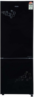 Haier 256 L Frost Free Double Door Bottom Mount 4 Star Convertible Refrigerator(Mirror Glass, HRB-2764PMG-E)