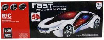 Tenmar High Speed Fast Modern Sports Car with 3D Lights(Red)