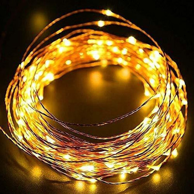 Desidiya 30 LEDs 3 m White Steady Bulb Rice Lights(Pack of 1)