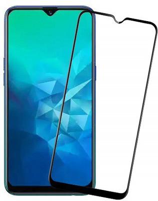 Bodoma Edge To Edge Tempered Glass for Realme C3(Pack of 1)