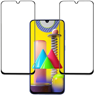 Elica Edge To Edge Tempered Glass for Samsung Galaxy M31(Pack of 2)