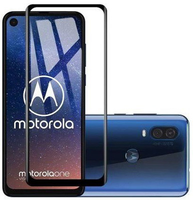 AKSHUD Edge To Edge Tempered Glass for Motorola One Vision(Pack of 1)