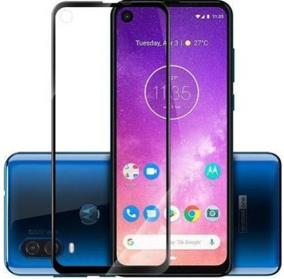 AKSHUD Edge To Edge Tempered Glass for Motorola One Vision(Pack of 1)