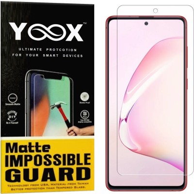 Yoox Impossible Screen Guard for Samsung Galaxy Note 10 Lite(Pack of 1)