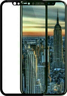 PBRD Screen Guard for (5D) Premium Edge to Edge Full Glue, No Rainbow, Full Front Body Cover Tempered Full Glass Screen Protector for iPhone X(Pack of 1)