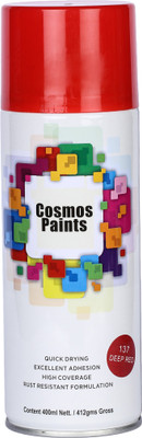 Cosmos Paints Bright- Red Spray Paint 400 ml(Pack of 1)