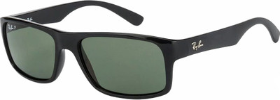Ray-Ban Rectangular Sunglasses(For Men & Women, Green)