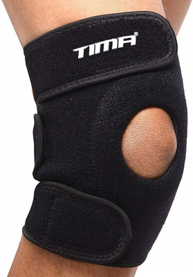 TIMA Knee Stabilizer Pull up Design/Support/Cap/Brace for Knee Pain Knee Support(Black)