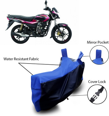 ANTHUB Two Wheeler Cover for Bajaj(Platina 110 H-Gear, Blue)