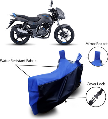 AutoGalaxy Waterproof Two Wheeler Cover for Bajaj(Pulsar 125, Blue)