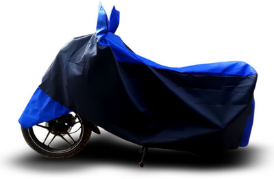 THE REAL ARV Waterproof Two Wheeler Cover for KTM(Black, Blue)